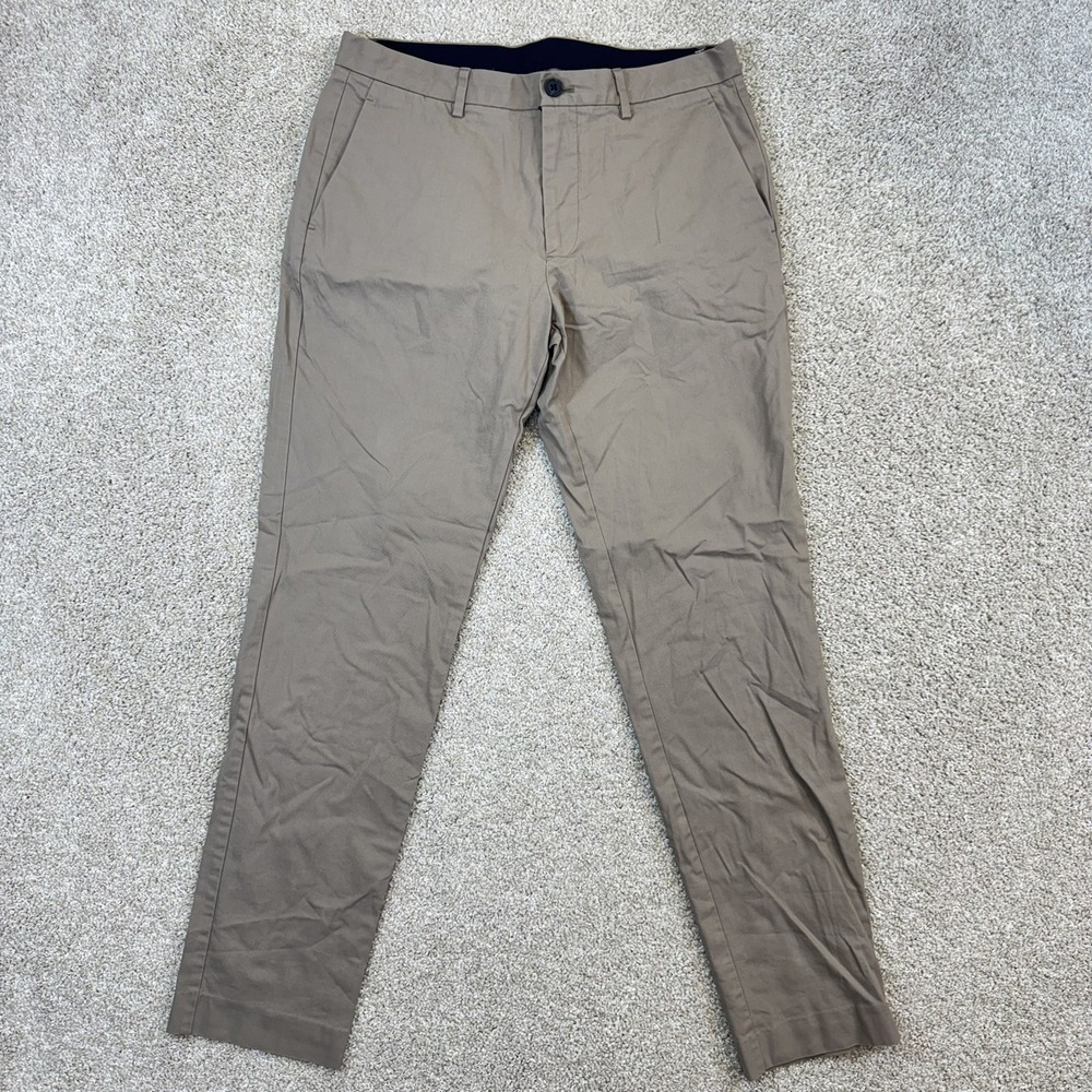 Bonobos‎ Chino Pants Mens 31/32 Tan Athletic Fit Stretch Tech Trousers